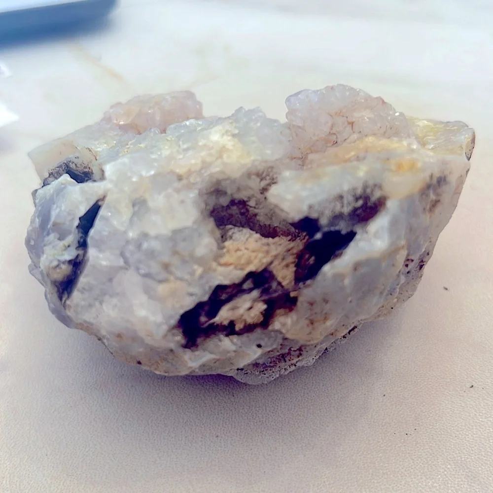 None crystal calcite
